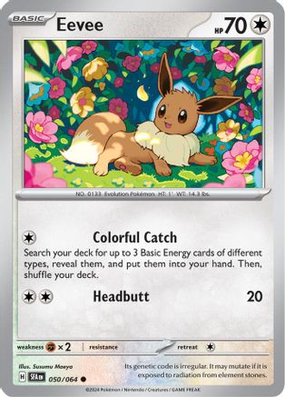 Eevee 050/064 - Reverse Holofoil Shrouded Fable