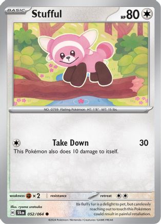 Stufful 052/064 - Reverse Holofoil Shrouded Fable