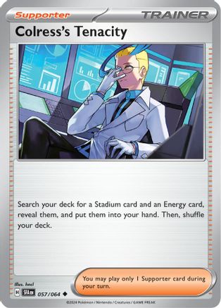 Colress's Tenacity 057/064 - Reverse Holofoil Shrouded Fable