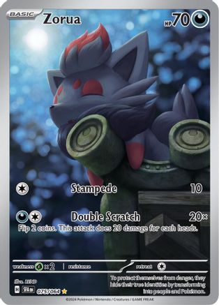 Zorua 075/064 - Holofoil Shrouded Fable