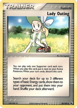 Lady Outing (No E-Reader) 083/109  Deck Exclusives