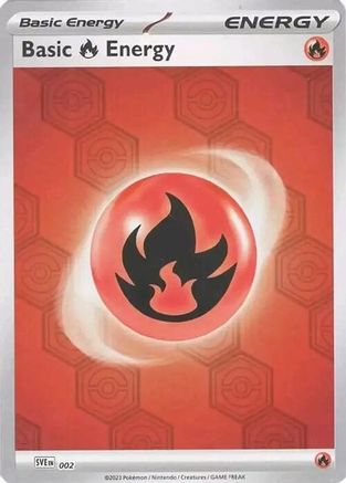 Basic Fire Energy 002 - Reverse Holofoil Shrouded Fable