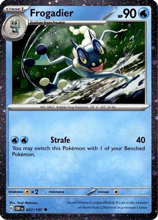Frogadier (Cosmos Holo) 057/197  - Holofoil Miscellaneous Cards & Products