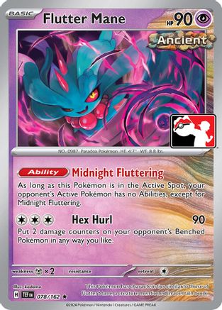 Flutter Mane 078/162  Prize Pack Series Cards
