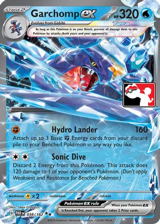 Garchomp ex 038/182  - Holofoil Prize Pack Series Cards