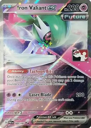 Iron Valiant ex 089/182  - Holofoil Prize Pack Series Cards
