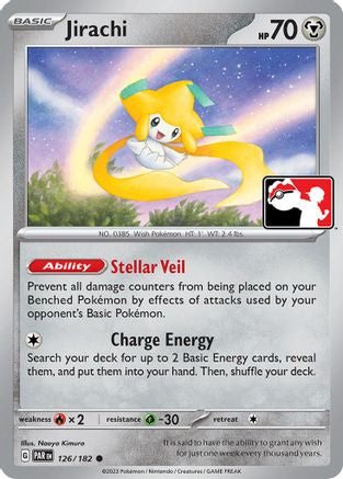 Jirachi 126/182  - Holofoil Prize Pack Series Cards