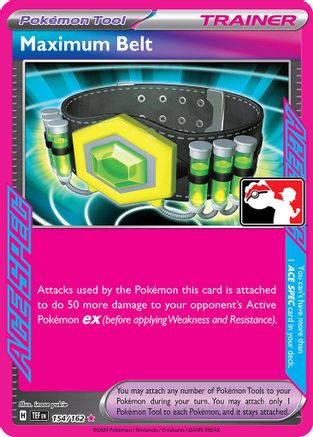 Maximum Belt 154  - Holofoil Prize Pack Series Cards