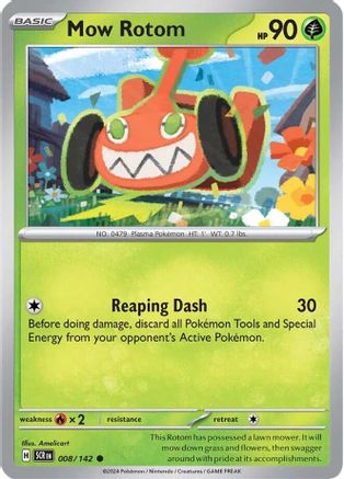 Mow Rotom 008/142 Stellar Crown - Common