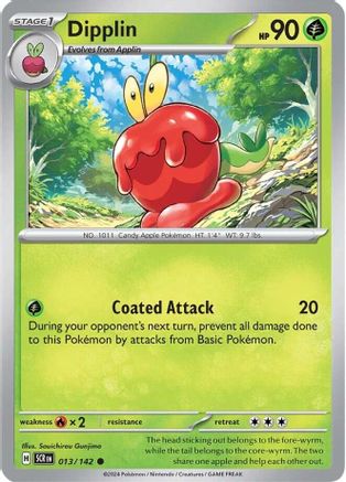 Dipplin 013/142 - Reverse Holofoil Stellar Crown - Common