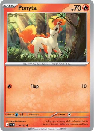 Ponyta 019/142 Stellar Crown - Common