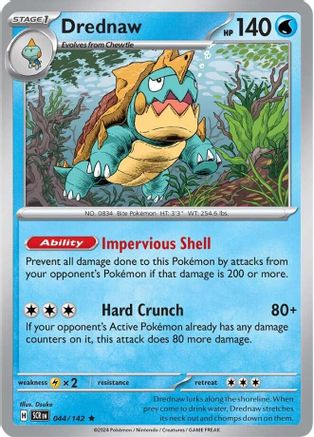 Drednaw 044/142 - Holofoil Stellar Crown - Rare