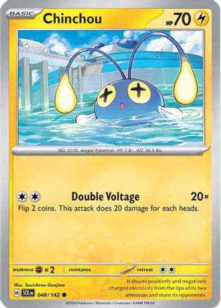 Chinchou 048/142 Stellar Crown - Common