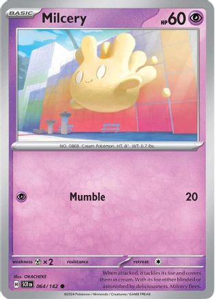 Milcery 064/142 - Reverse Holofoil Stellar Crown - Common