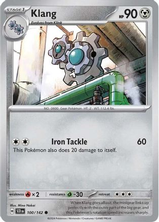 Klang 100/142 - Reverse Holofoil Stellar Crown - Common