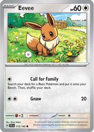 Eevee 113/142 Stellar Crown - Common