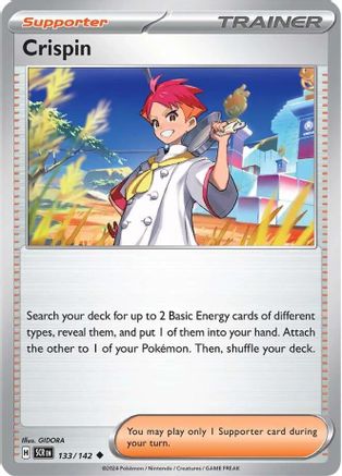 Crispin 133/142 - Reverse Holofoil Stellar Crown - Uncommon