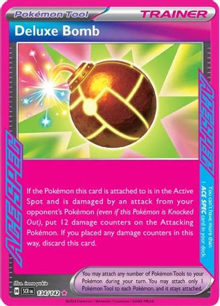 Deluxe Bomb 134/142 - Holofoil Stellar Crown - ACE SPEC Rare