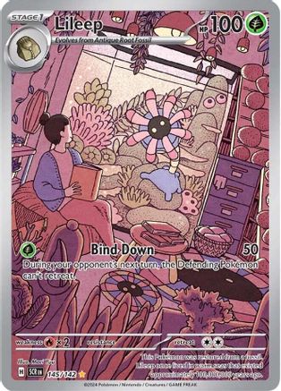 Lileep 145/142 - Holofoil Stellar Crown - Illustration Rare
