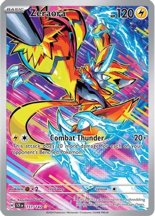 Zeraora 151/142 - Holofoil Stellar Crown - Illustration Rare