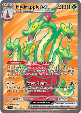 Hydrapple ex 156/142 - Holofoil Stellar Crown - Ultra Rare