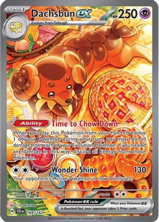 Dachsbun ex 169/142 - Holofoil Stellar Crown - Special Illustration Rare