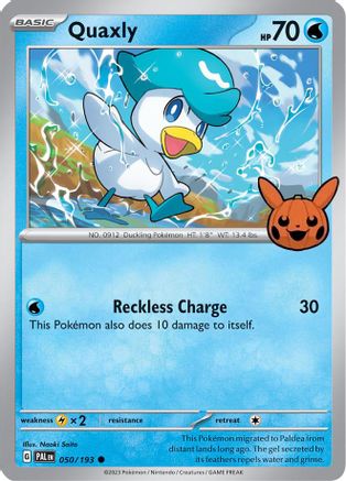 Quaxly 050/193  Trick or Trade BOOster Bundle 2024