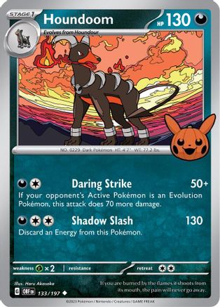 Houndoom 133/197  Trick or Trade BOOster Bundle 2024