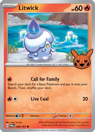 Litwick 036/167  Trick or Trade BOOster Bundle 2024