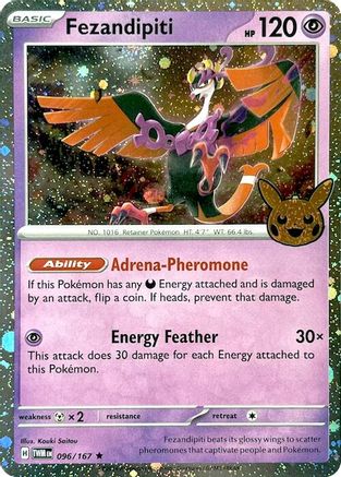 Fezandipiti (Cosmos Holo) 096/167  - Holofoil Trick or Trade BOOster Bundle 2024