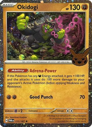 Okidogi (Cosmos Holo) 111/167  - Holofoil Trick or Trade BOOster Bundle 2024