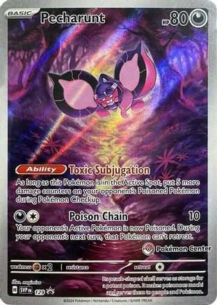 Pecharunt (Pokemon Center Exclusive) 129  - Holofoil SV Scarlet & Violet Promo Cards