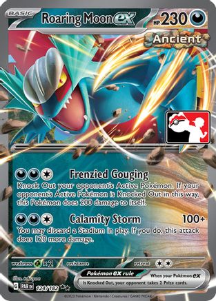 Roaring Moon ex 124/182  - Holofoil Prize Pack Series Cards