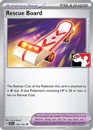 Rescue Board 159/162  Prize Pack Series Cards