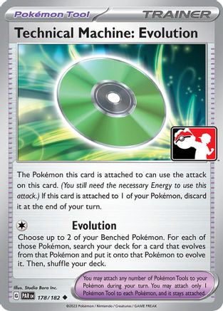 Technical Machine: Evolution 178/182  - Holofoil Prize Pack Series Cards