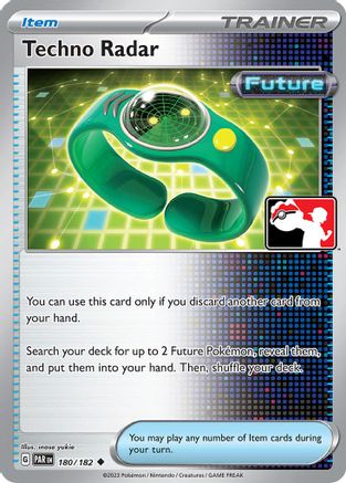Techno Radar 180/182  Prize Pack Series Cards