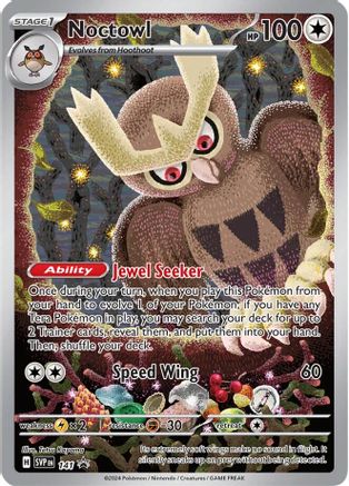 Noctowl 141  - Holofoil SV Scarlet & Violet Promo Cards