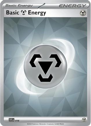 Basic Metal Energy 016  - Holofoil SVE Scarlet & Violet Energies