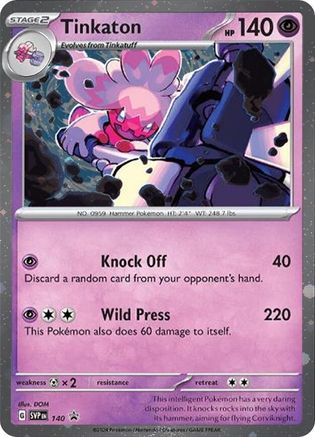 Tinkaton (Cosmo Holo) 140  - Holofoil SV Scarlet & Violet Promo Cards