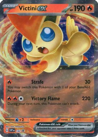 Victini ex 142  - Holofoil SV Scarlet & Violet Promo Cards