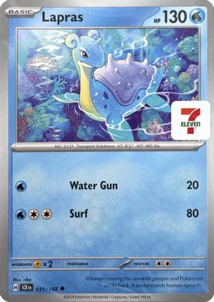 Lapras (7-Eleven Promo) 031/142  Miscellaneous Cards & Products