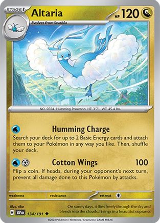 Altaria 134/191 Surging Sparks - Uncommon