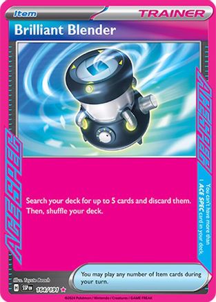 Brilliant Blender 164/191 - Holofoil Surging Sparks - ACE SPEC Rare