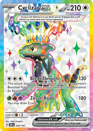 Cyclizar ex 228/191 - Holofoil Surging Sparks - Ultra Rare