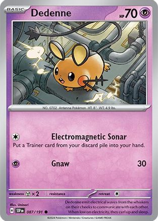 Dedenne 087/191 Surging Sparks - Common