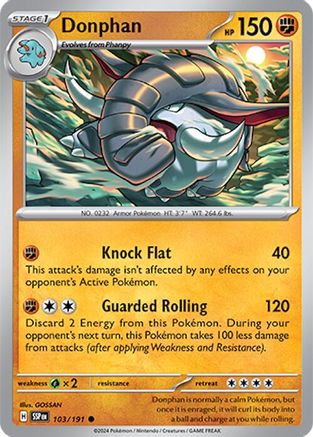 Donphan 103/191 Surging Sparks - Common