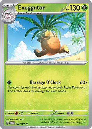 Exeggutor 003/191 Surging Sparks - Uncommon
