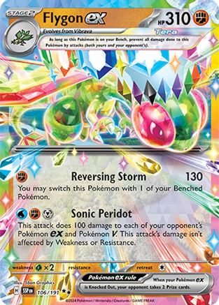 Flygon ex 106/191 - Holofoil Surging Sparks - Double Rare