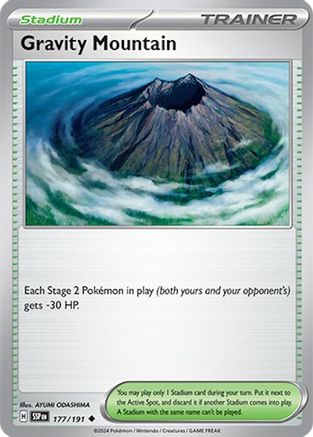 Gravity Mountain 177/191 Surging Sparks - Uncommon