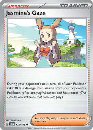 Jasmine's Gaze 178/191 - Reverse Holofoil Surging Sparks - Uncommon